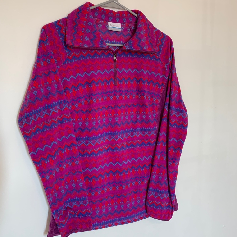 Columbia 1/4 Zip Pullover Fleece Women’s Medium